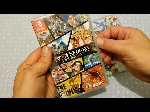 UNBOXING NEO GEO SELECTION VOL 1 & 2 - SWITCH (アケアカ