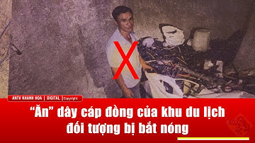 “Ăn” dây cáp đồng của khu du lịch, đối tượng bị Công an phường Nam Nha Trang bắt nóng