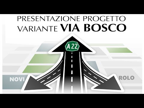 Presentazione Progetto Variante Via Bosco