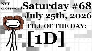 Saturday,  7/25/26 -- NYT Crossword with Sam