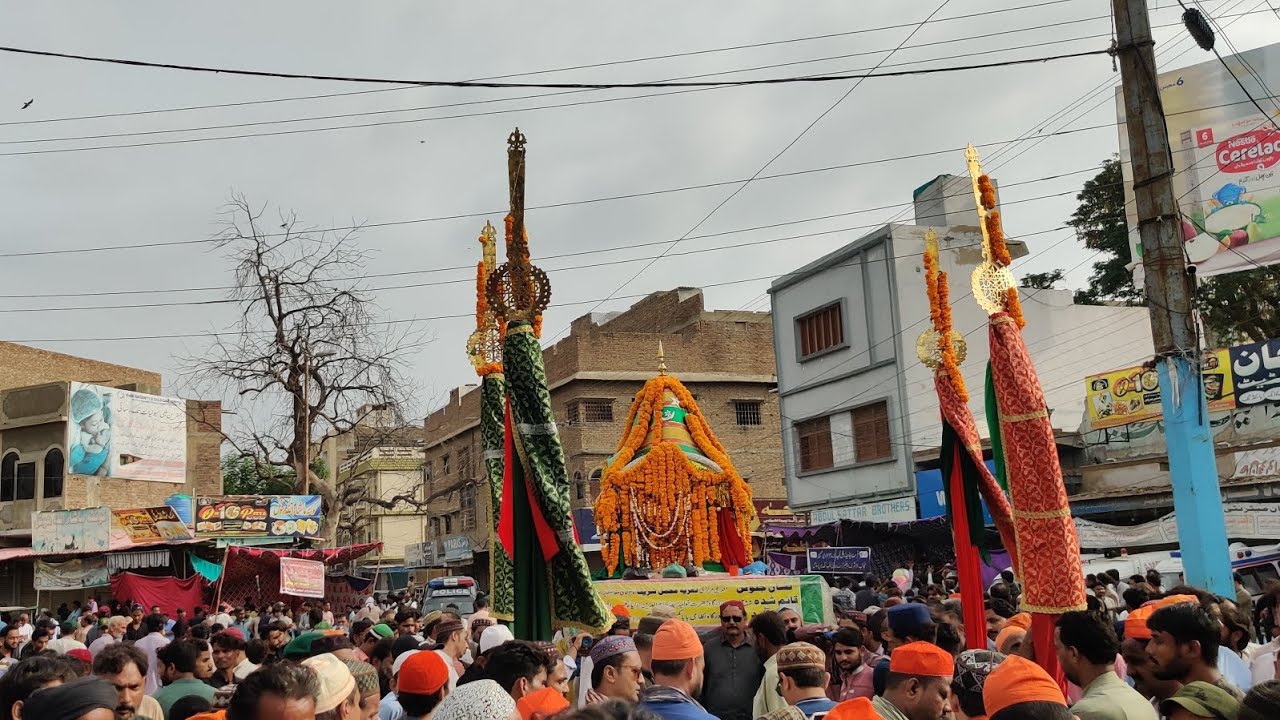 10 Moharram Tazia Jalus 2023 || Dargah Nizami Baba Kambal Posh || Mirpur Khas