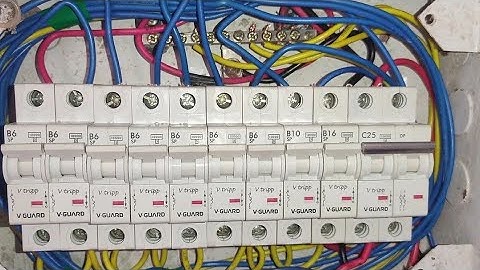 Inverter connection in mcb box || How to inverter wiring in mcb box ||  Mcb box connection 2024 rccb