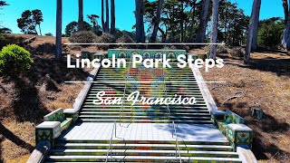 'The beautiful Lincoln Park Steps in San Francisco." #sanfrancisco4k #parks #djimini4pro