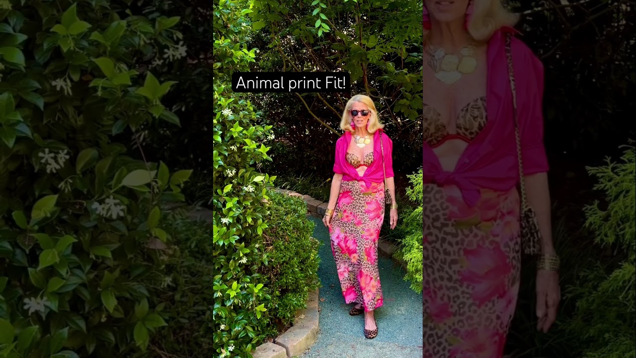Animal print day to night outfit! #fyp #trending #fashion #leopard #pink #maxi #skirt