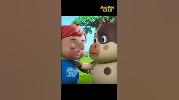 Moo Moo La La Puddle Jump | Funny Cartoon Show  #youtubeshorts #animation #cartoon