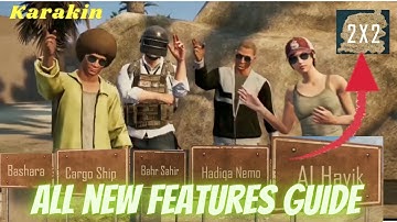 All NEW FEATURES GUIDE OF KARAKIN MAP | PUBG MOBILE NEW MAP KARAKIN GUIDE tips and tricks