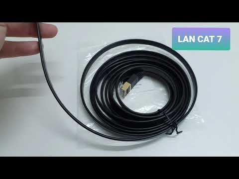 สาย lan cat7  New 2022  สาย LAN Cat7 Ethernet Network Cable ความเร็วสูง 10Gbps