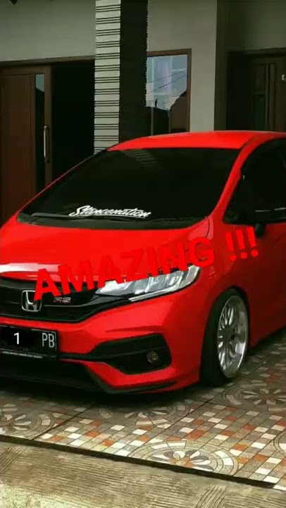 Restorasi Body Honda jazz GK5 rally red