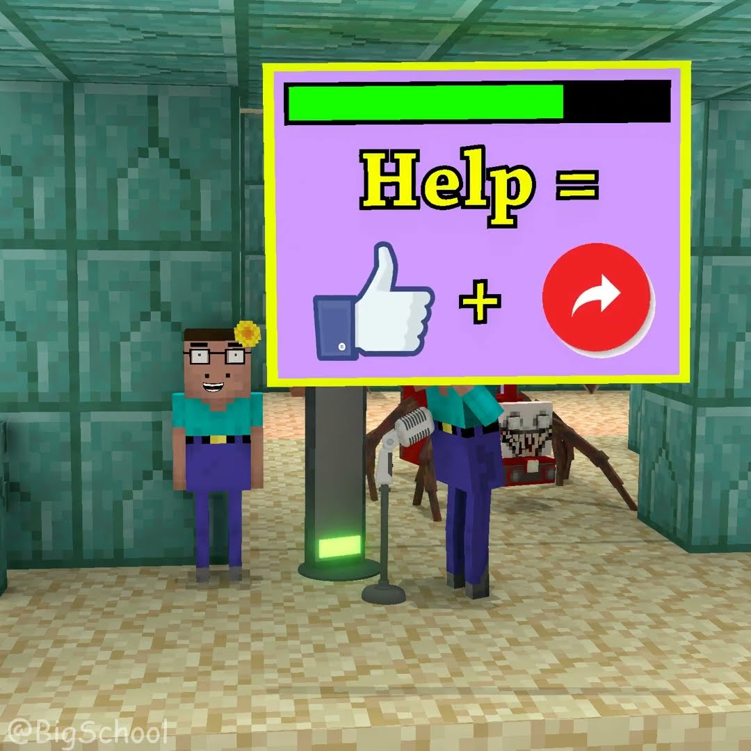 Help Herobrine sing to close the door and lock up Choo-Choo Charles! ??