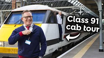 Train driver's tour of a Class 91 locomotive | InterCity 225