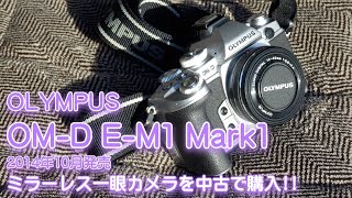 ミラーレス一眼カメラを中古で購入!! OLYMPUS E-M1 MarkⅠ(E-M10 MarkⅠ&Ⅱ使用中、E-M1 MarkⅢが発売になって、MarkⅠが安く購入できました!!)