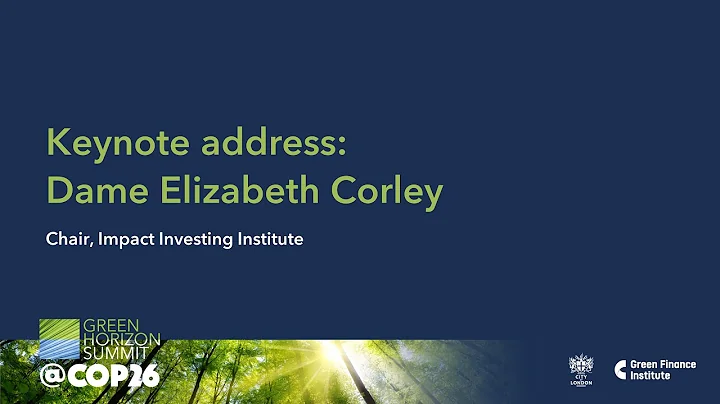 Keynote address: Dame Elizabeth Corley