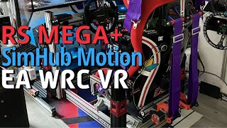 SimHub Motion + RS Mega+ in EA WRC VR - Pure Brutal Awesomeness @ Home