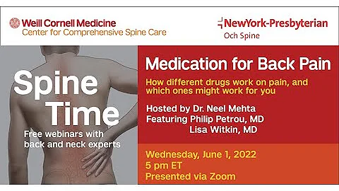 Spine Time: Medication for Back Pain