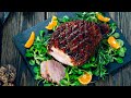 Brown Sugar and Ginger Glazed Ham