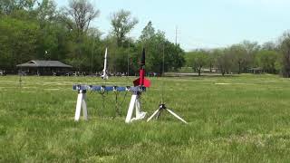 Estes Der Big Red Max first launch