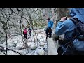 valle delle prigioni e forra del rio freddo