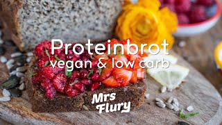 Low Carb Proteinbrot vegan - Gesundes Körnerbrot glutenfrei