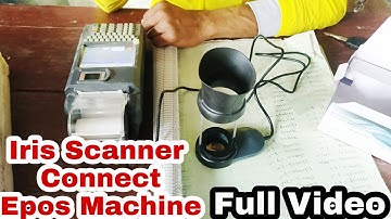 Iris Scanner ko Machine se Kaise Connect kare. Poora video ko dekhe