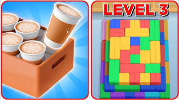 Coffee Craze Level 3 Game Answers Walkthrough Solution | Coffee Craze Jam Puzzle Game
