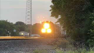 70 mph BNSF Z train screaming extra loud (Z-WSPLAC)!!! BNSF Transcon: Emporia sub..8/9/24