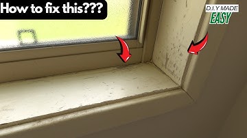 How to fix and paint damaged window sill