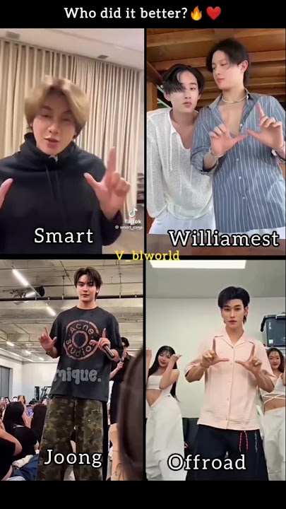 Who did it better? #thaibl #bl #williamest #joongarchen #smartboom #offroad #hotellobby #trending