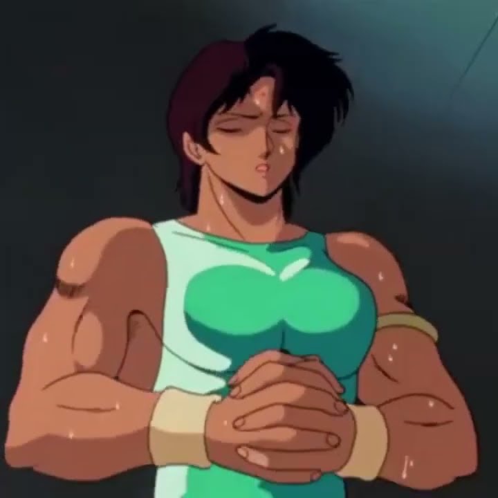 Muscular woman works out and grows bigger (Dirty Pair) #shorts #musclegrowth #musclegirl