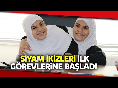 Siyam İkizleri Ayşe ve Sema İlk Görevlerine Başladı