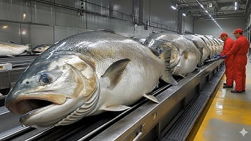 Inside the Fish Factory: How Millions of Salmon Fillets Are Processed ( Full Process )