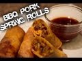 BBQ Pulled Pork Spring Rolls