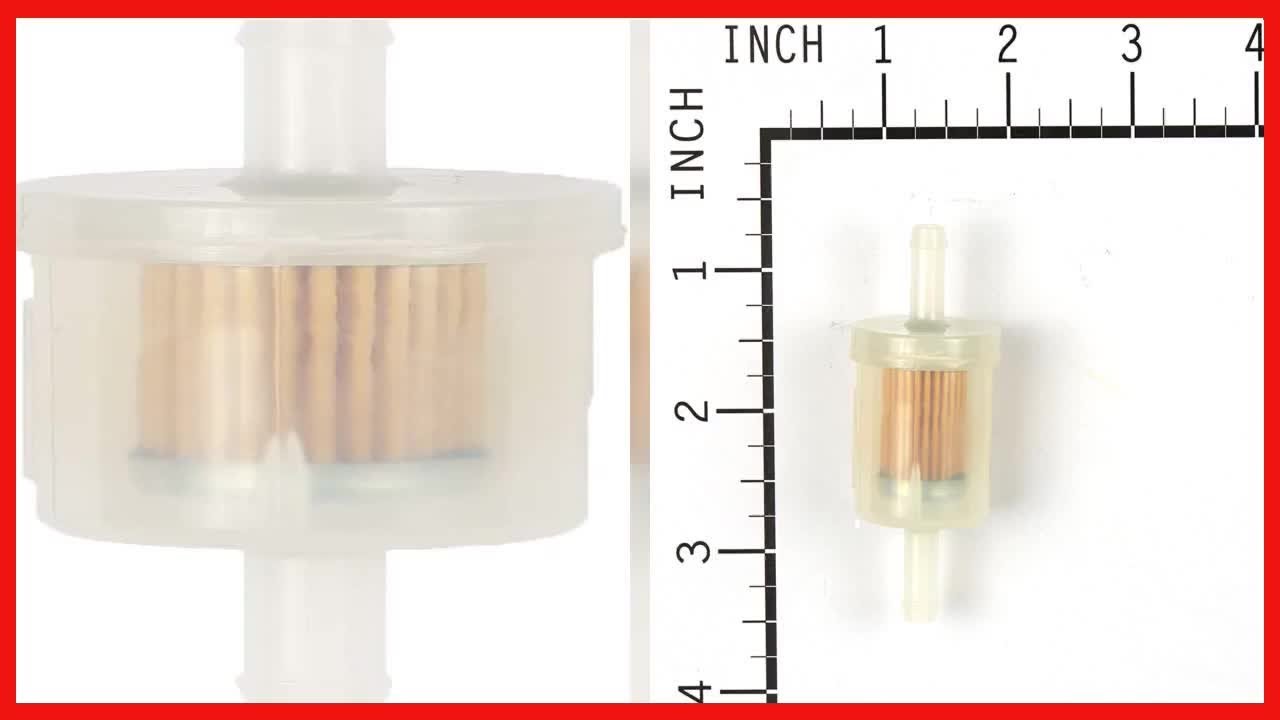 See-Through Fuel Filter for Selected Engines: Precision Fit and Reliable Performance