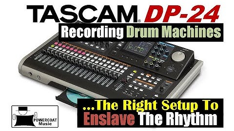 Tascam DP24/DP32 Digital Portastudio: Recording Electronic Drums & Drum Machines