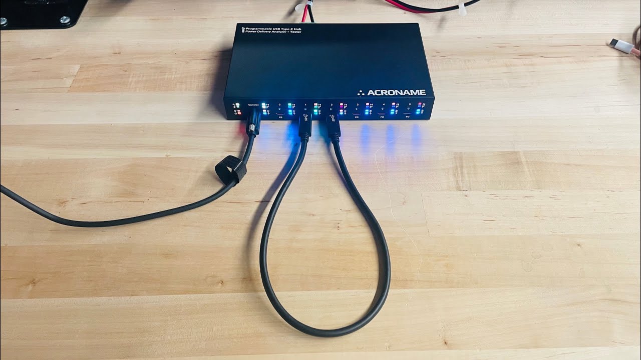USB-C Cable Testing with Acroname's USBHub3c 