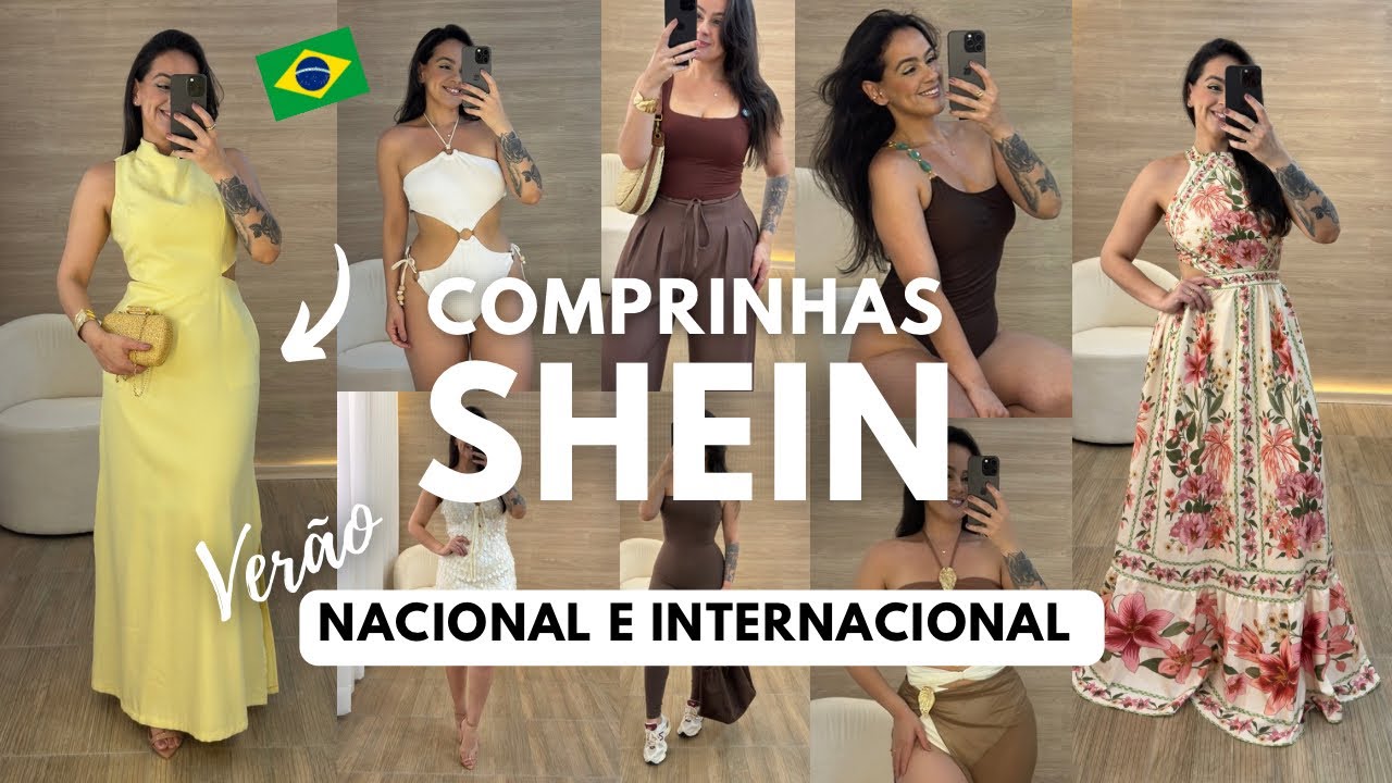 COMPRINHAS SHEIN ✨ VESTIDO, MAIÔ, BIQUÍNI, FITNEES, CALÇA |SHEIN BRASIL E INTERNACIONAL + CUPOM 💰