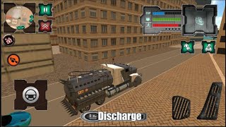 Flying Dragon Robot Simulator :Transformation War Mobile Gameplay screenshot 5