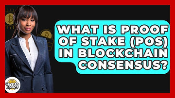 What Is Proof Of Stake (PoS) In Blockchain Consensus? - CryptoBasics360.com