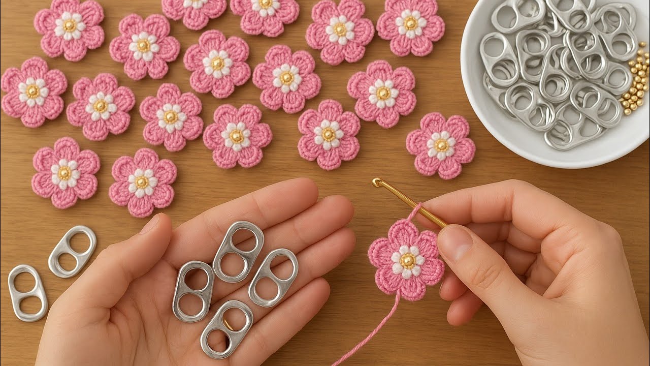 🎄🌸Очень простые РОЖДЕСТВЕНСКИЕ украшения🎅, сделанные с помощью ОТКРЫВАЮЩЕГОСЯ КОЛЬЦА😳 // Рождеств...