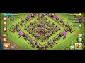 war th10 vs th10 main darat sisa pasukan dan spell. (BONUS LIVE WAR PERTAHANAN BASE)