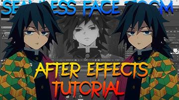 seamless face zoom after effects...#anime #aftereffects #tutorial #demonslayer #giyuutomiokaedits