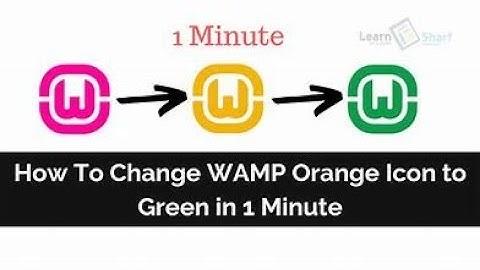 Orange Wampserver Symbol To Green Wampserver Symbol