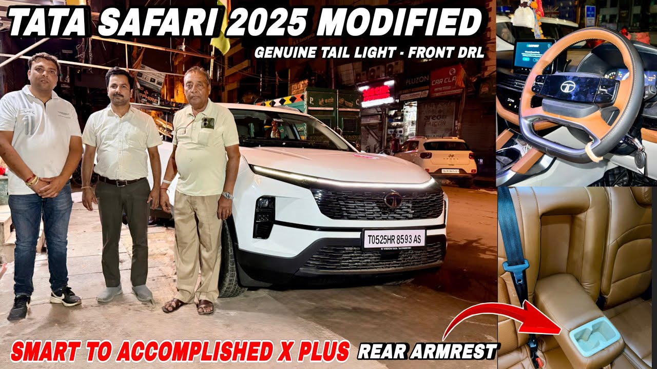 TATA SAFARI 2025 SMART BASE MODIFICATIONS ✅ SAFARI MODIFIED 2025 ✅ SAFARI BASE TO TOP ✅ NEW SAFARI ✅