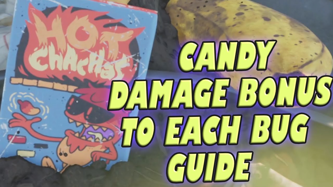 Candy Damage Breakdown For all Bugs in Grounded Hot and Hazy Update