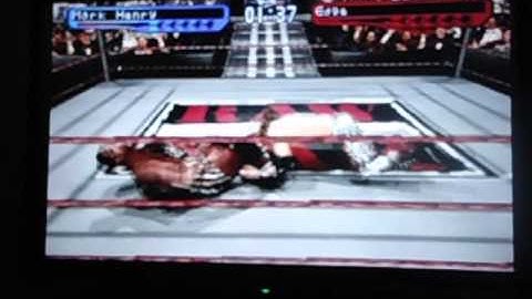 WWF SmackDown! 2: Know Your Role Gameplay-Mark Henry vs. Edge