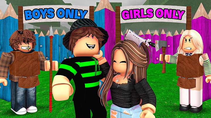 GIRLS BASE Vs BOYS BASE In 99 Nights In The Forest!