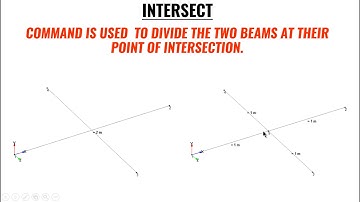 BK 19 SPLIT, MERGE, INTERSECT FUNCTION IN STAAD PRO