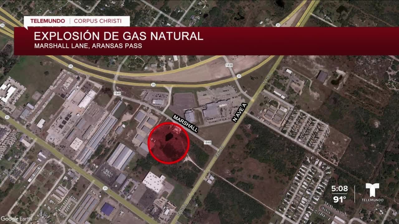 Explosión de gas natural en Aransas Pass YouTube