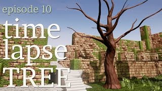 The Creation of a Tree pt.1 [TIME LAPSE] BLENDER | UE4