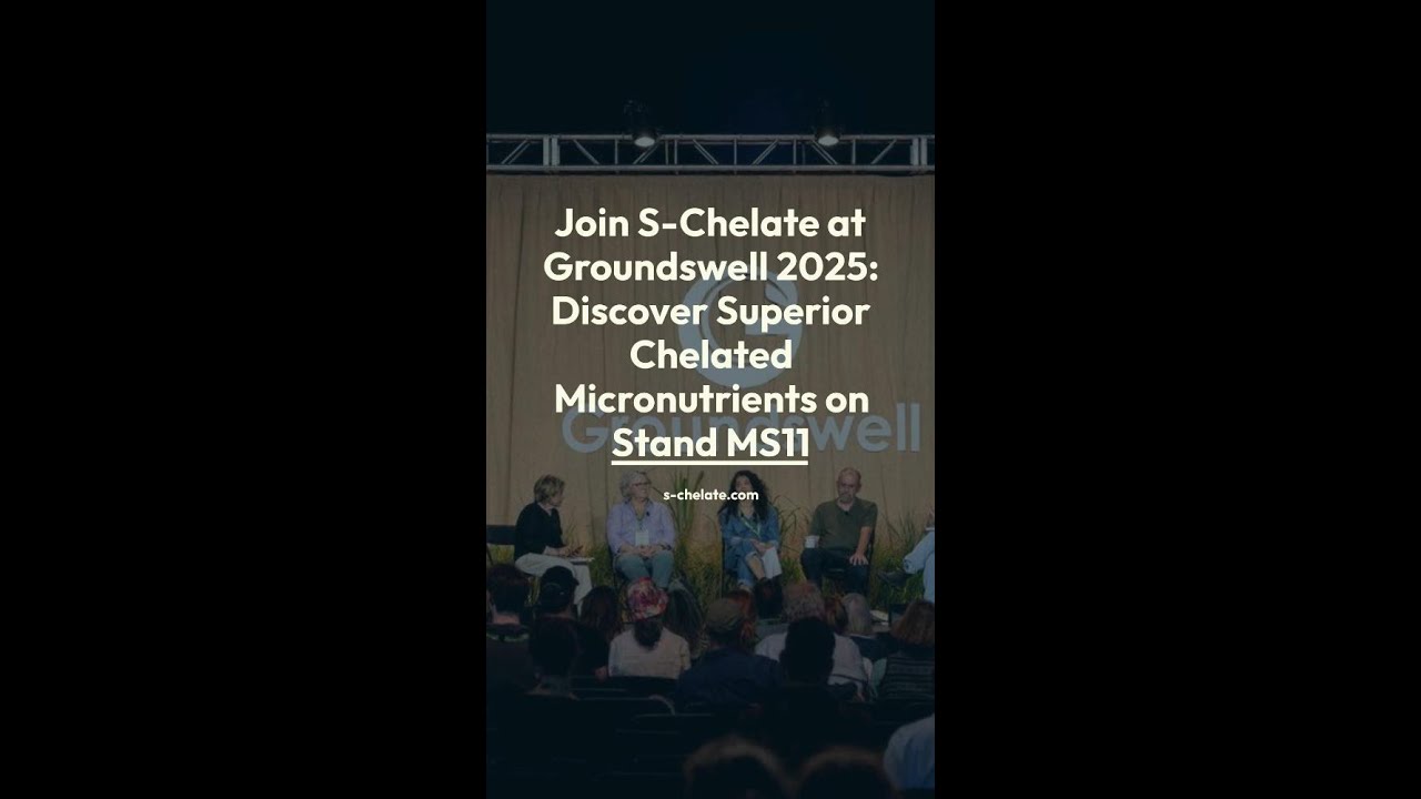 Get a quick peek at S-Chelate at Groundswell 2025 👀