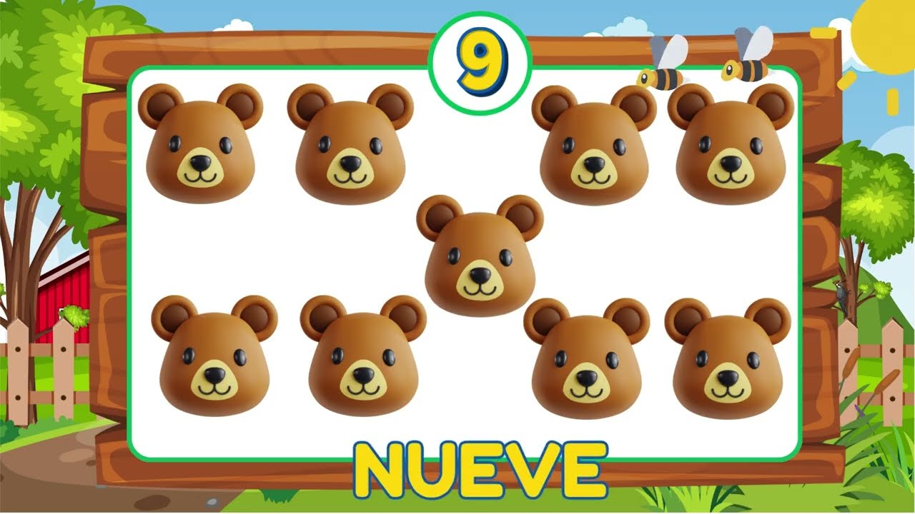 Aprende los Números del 1 al 10 para Niños | Contar del 1 al 10 en ...